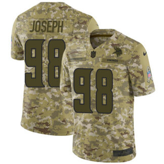 Nike Minnesota Vikings #98 Linval Joseph Camo Men’s Stitched NFL Limited 2018 Salute To Service Jersey