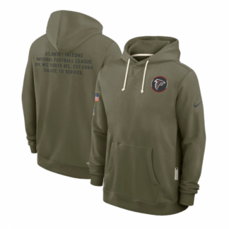 Atlanta Falcons Salute to Service Sideline Dominant Force NFL Pullover Hoodie