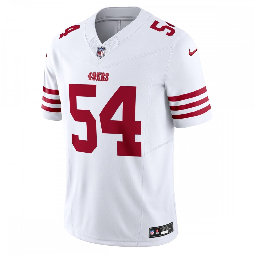 Fred Warner San Francisco 49ers Nike Vapor F.U.S.E. Limited Jersey - White - Image 2