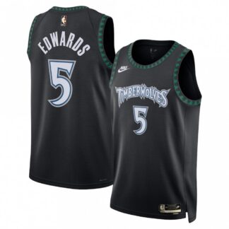 Anthony Edwards Minnesota Timberwolves Nike Unisex Black Swingman Jersey - Classic Edition