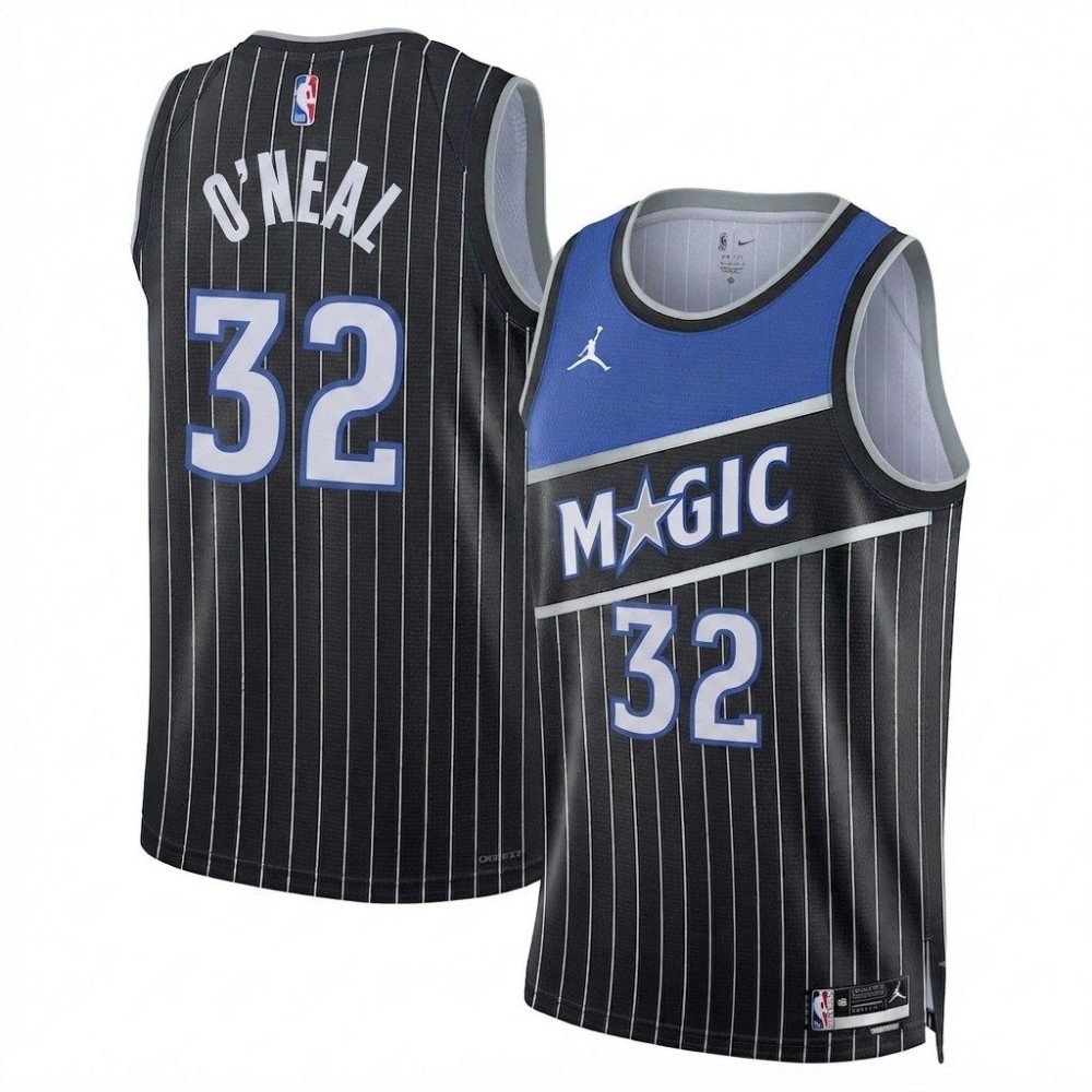 Shaquille O'Neal Orlando Magic Jordan Brand Unisex Black Swingman Jersey - Statement Edition