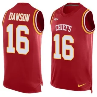 Chiefs #16 Len Dawson Red Team Color Men's Stitched NFL Limited Tank Top Jersey