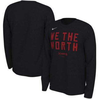 Toronto Raptors Nike 2019 NBA Playoffs Bound Team Mantra Dri FIT Long Sleeve T-Shirt Black