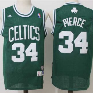 Boston Celtics #34 Paul Pierce Green Hardwood Classics Swingman Stitched Jersey