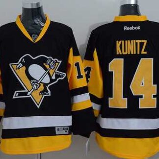 Pittsburgh Penguins #14 Chris Kunitz Black Third Jerseys