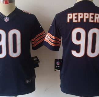 Nike Chicago Bears #90 Julius Peppers Blue Limited Kids Jersey