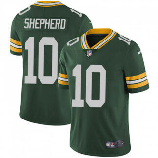 Nike Green Bay Packers #10 Darrius Shepherd Green Team Color Men’s Stitched NFL Vapor Untouchable Limited Jersey