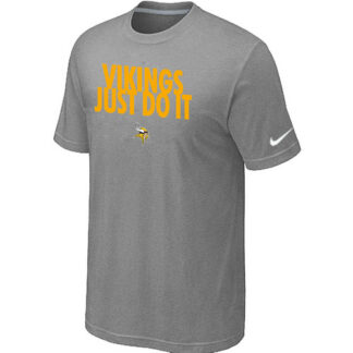 Minnesota Vikings Just Do It L.Grey T-Shirt