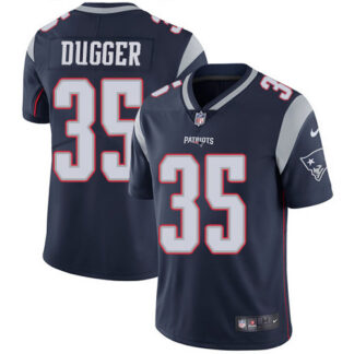 Nike New England Patriots #35 Kyle Dugger Navy Blue Team Color Youth Stitched NFL Vapor Untouchable Limited Jersey