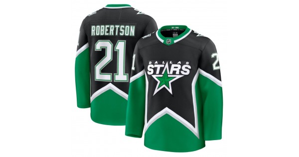 Jason Robertson Dallas Stars Alternate Premium Player Jersey - Black - Image 2