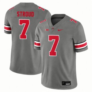 C.J. Stroud Ohio State Buckeyes Nike Alternate Game Jersey - Steel