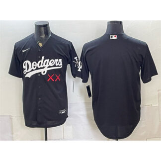 Breathable Youth Los Angeles Dodgers x KAWS Black Vapor Premier Limited Baseball Jersey for game day
