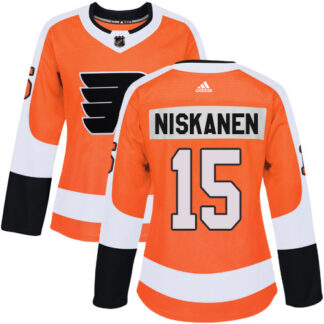 Adidas Philadelphia Flyers #15 Matt Niskanen Orange Home Authentic Women’s Stitched NHL Jersey