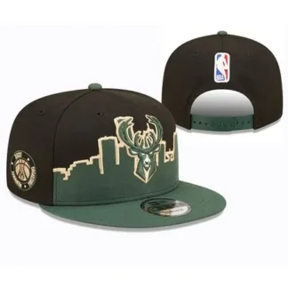 Milwaukee Bucks Snapback Hat POCS
