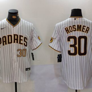Men's San Diego Padres #30 Eric Hosmer White Stitched Cool Base Nike Jerseys