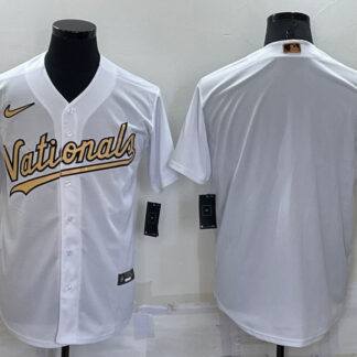 Nationals Blank White Nike 2022 MLB All Star Cool Base Jersey
