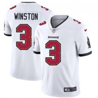 Tampa Bay Buccaneers #3 Jameis Winston Men’s Nike White Vapor Limited Jersey