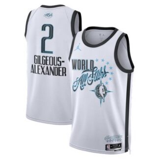 Men's 2026 NBA All-Star #2 Shai Gilgeous-Alexander White Game Swingman Jersey
