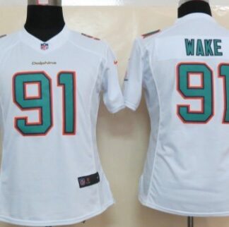 Nike Miami Dolphins #95 Dion Jordan 2013 White Limited Womens Jersey