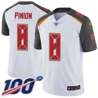 Nike Tampa Bay Buccaneers #8 Bradley Pinion White Youth Stitched NFL 100th Season Vapor Untouchable Limited Jersey