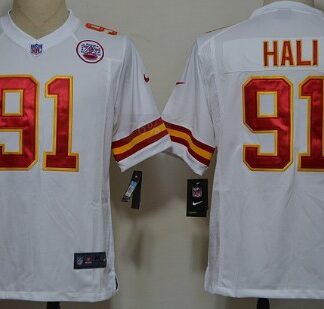 Nike Kansas City Chiefs #91 Tamba Hali White Game Jersey
