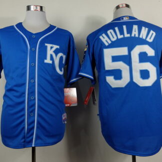 Kansas City Royals #56 Greg Holland 2014 Blue Jersey