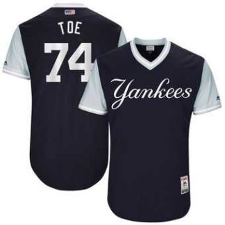 New York Yankees #74 Ronald Torreyes Toe Majestic Navy 2017 Players Weekend Jersey JiaSu