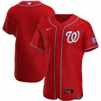 Washington Nationals Men’s Nike Red Alternate 2020 Authentic Team MLB Jersey