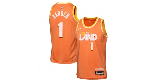 James Harden Cleveland Cavaliers Nike 2025/26 Orange Swingman Jersey - City Edition - Image 2