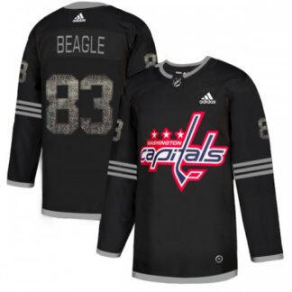 Adidas Washington Capitals #83 Jay Beagle Black Authentic Classic Stitched NHL Jersey