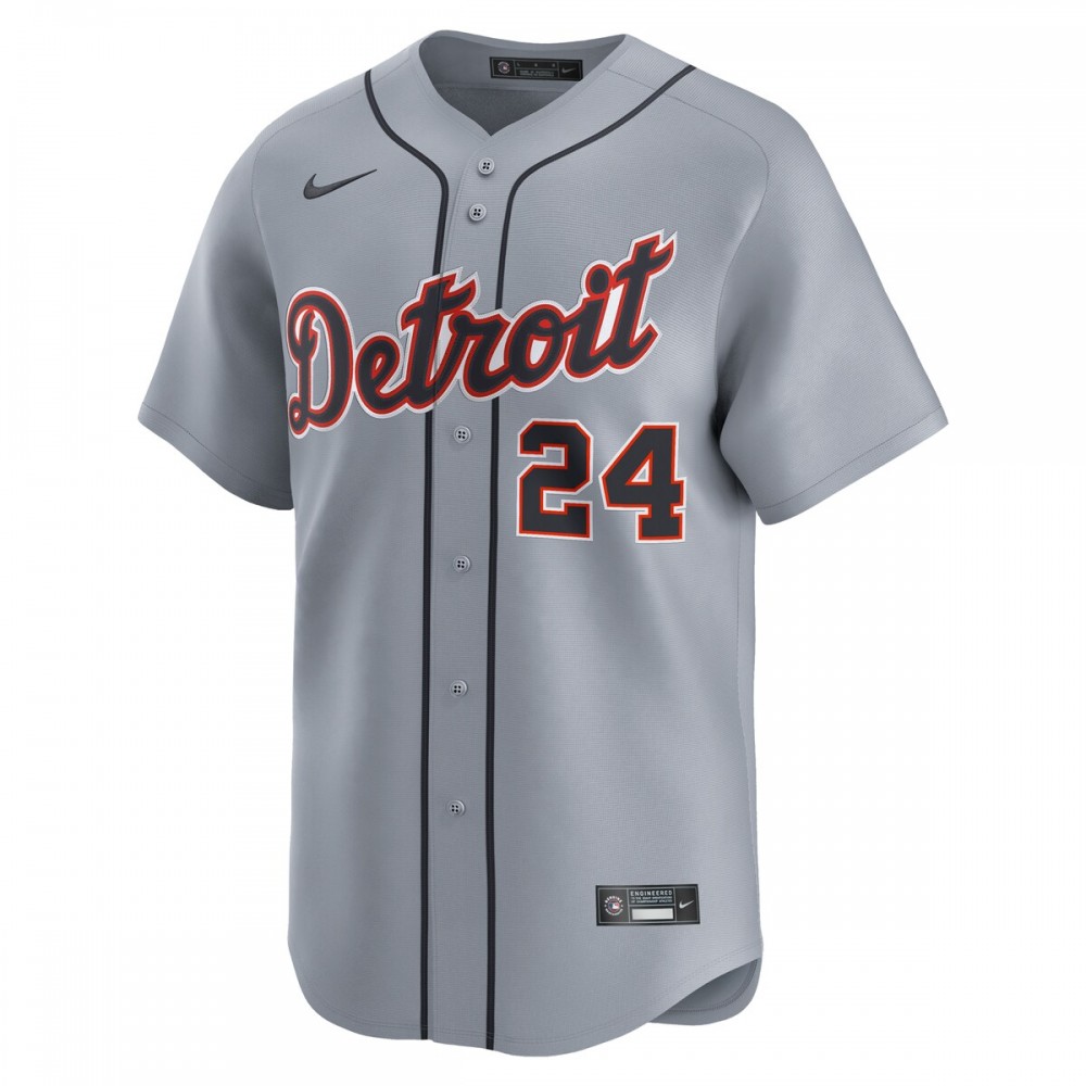 Miguel Cabrera Detroit Tigers Nike Road Limited Player Jersey – Gray - Image 2