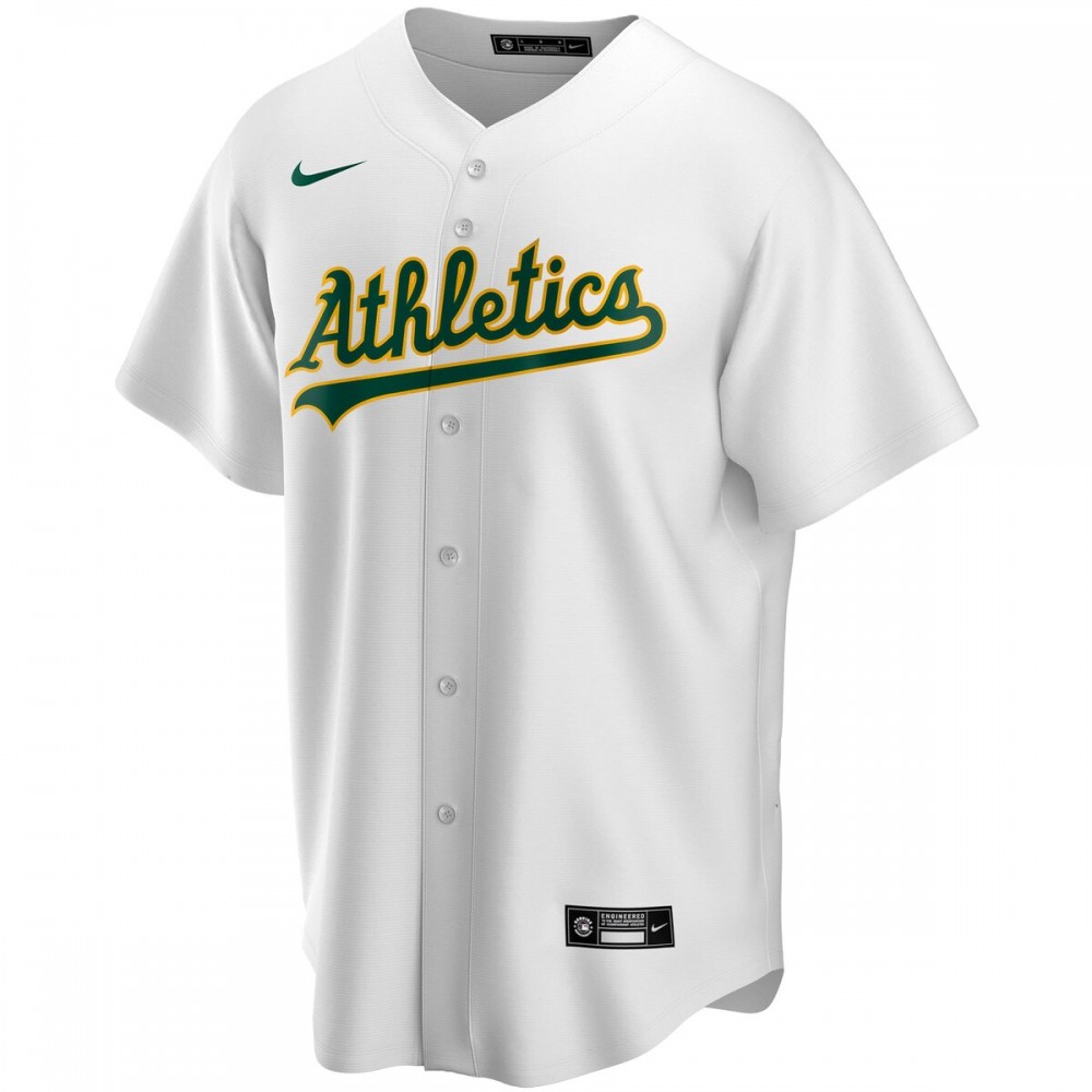 Matt Chapman Oakland Athletics Nike Youth Alternate Replica Player Jersey - White - Image 2