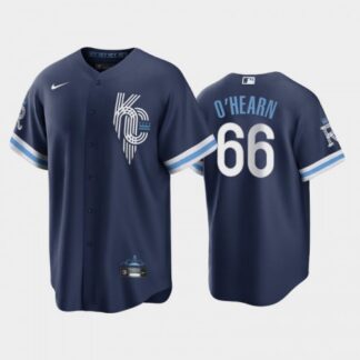 Breathable Kansas City Kansas City Royals #66 Ryan O’Hearn Men’s Nike Game Replica 2022 City Connect Navy Jersey Men’s for game day