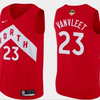 Raptors 23 Fred Vanvleet Red 2019 NBA Finals Nike Swingman Jersey