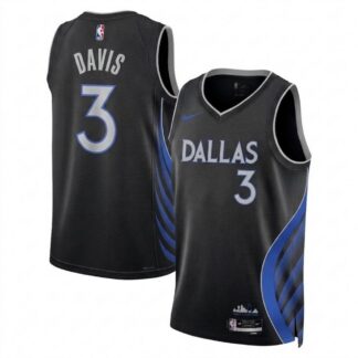 Anthony Davis Dallas Mavericks Nike Unisex 2025/26 Black Swingman Jersey - City Edition