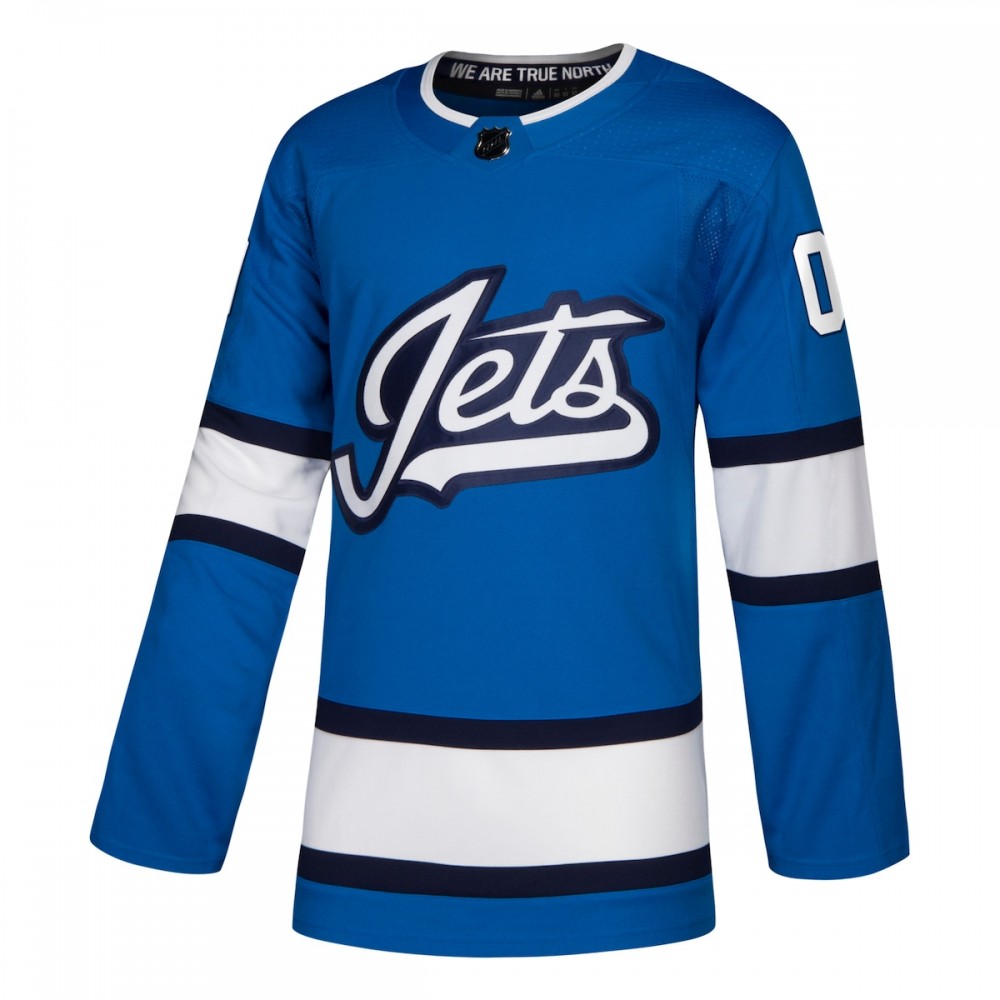 Winnipeg Jets adidas Alternate Authentic Custom Jersey - Blue - Image 2