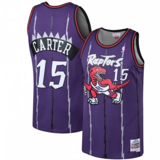 Vince Carter Toronto Raptors Throwback 1998-99 Hardwood Classics Jersey - Purple