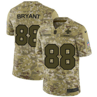 Nike New Orleans Saints #88 Dez Bryant Camo Men’s Stitched NFL Limited 2018 Salute To Service Jersey