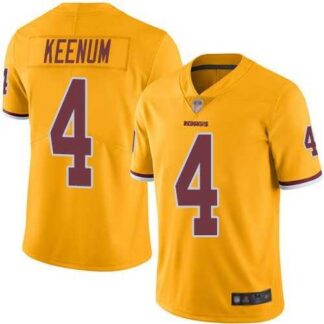 Nike Redskins 4 Case Keenum Color Rush Gold Limited Jersey Dzhi