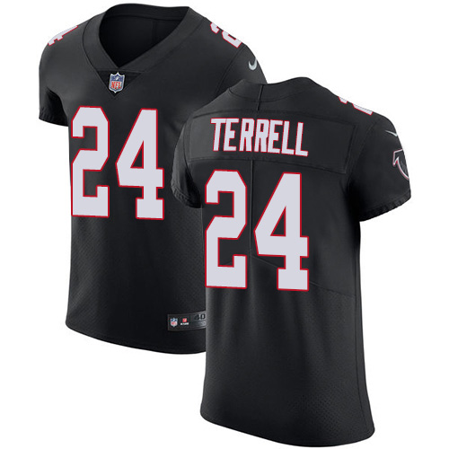Nike Atlanta Falcons #24 A.J. Terrell Black Alternate Men’s Stitched NFL New Elite Jersey