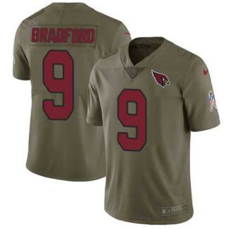 Nike Cardinals 9 Sam Bradford Olive Salute To Service Limited Jersey Dzhi
