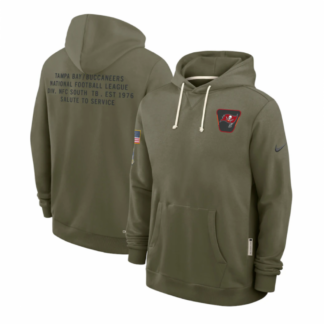 Tampa Bay Buccaneers Salute to Service Sideline Dominant Force NFL Pullover Hoodie