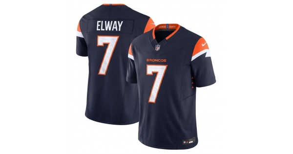 John Elway Denver Broncos Nike Mile High Collection Vapor F.U.S.E. Limited Jersey - Navy - Image 2
