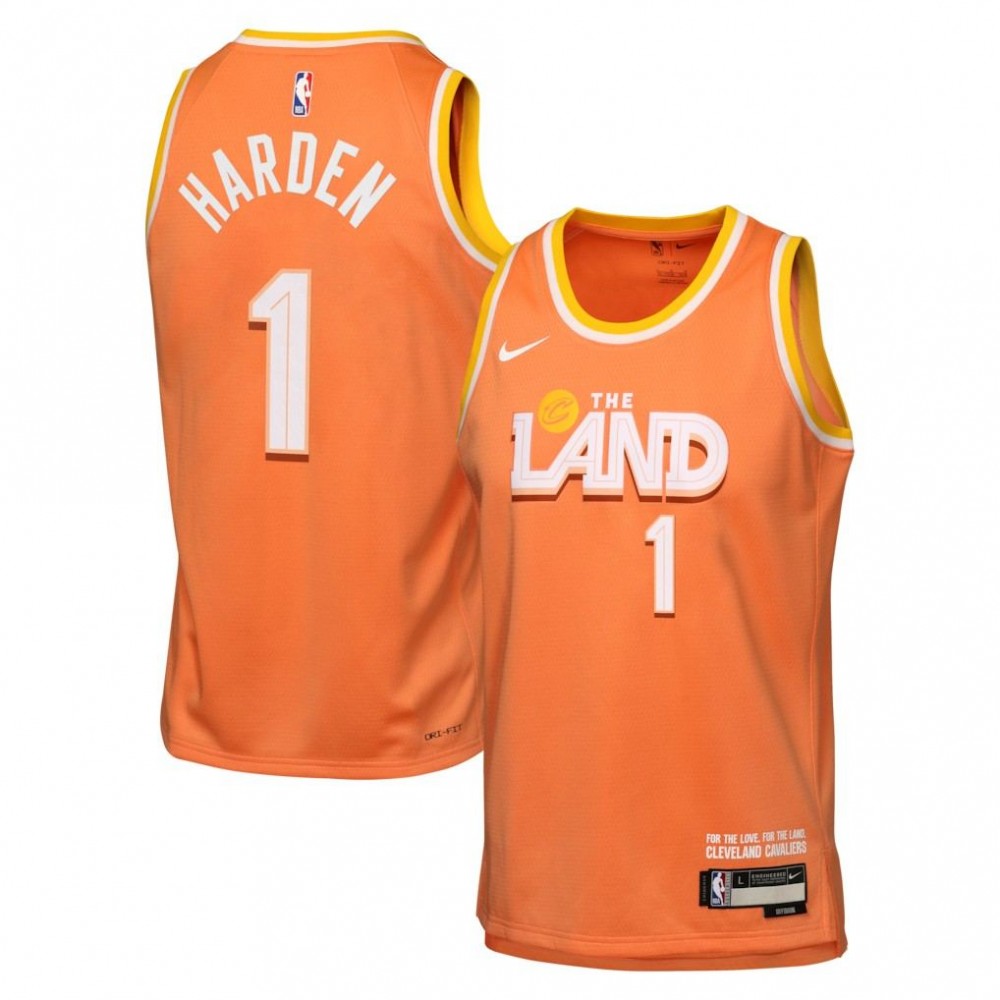 James Harden Cleveland Cavaliers Nike 2025/26 Orange Swingman Jersey - City Edition