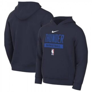 Oklahoma City Thunder 2022/23 Nike Spotlight On-Court Practice Performance Pullover Hoodie