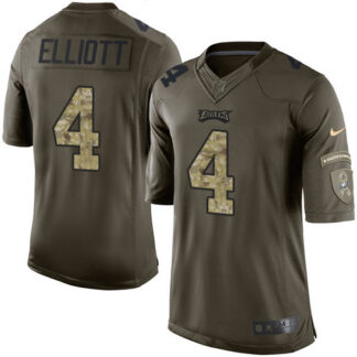 Nike Philadelphia Eagles #4 Jake Elliott Green Youth Stitched NFL Limited 2015 Salute to Service Jersey