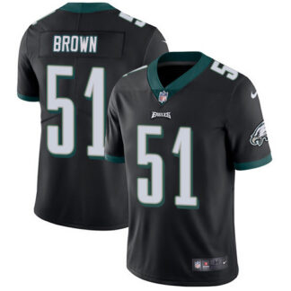 Nike Philadelphia Eagles #51 Zach Brown Black Alternate Men’s Stitched NFL Vapor Untouchable Limited Jersey