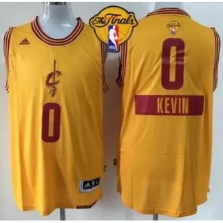 Cavaliers #0 Kevin Love Gold 2014-15 Christmas Day The Finals Patch Stitched Youth NBA Jersey