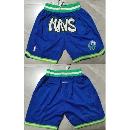 Men's Dallas Mavericks Blue Shorts (Run Small) UAO2