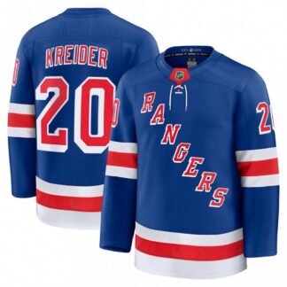 Men's New York Rangers Chris Kreider Blue Home Premium Jersey